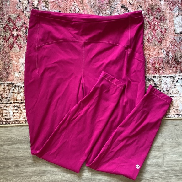 LuLu Swift Speed high rise legging- Sz 14 PINK - Picture 4 of 4